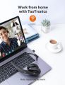 Taotronics Business Wireless Headset with Microphone, Mute Button, Noise Cancelling Mic Bluetooth 5.0 Noise Canceling AI Noise Reduction, 34+Hrs Talk Time, Soft Ear Pad for Business, Office, Work, Call Center, Home, Wireless Cell Phone. 