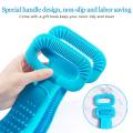 Back Scrubber for Shower 30 inches for Choosing Inmorven Bath Body Brush Silicone Back Brush Extra Long Exfoliating Body Scrubber With Handle for Men and Women.. 