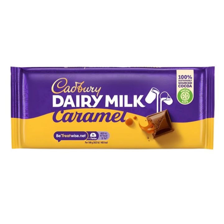 CADBURY DAIRY MILK Caramel Chocolate Bar120g (๐ข๐ฆ๐ฉ๐จ๐ซ๐ญ๐๐ & ๐จ๐ซ๐ข๐ ๐ง๐๐ฅ ...