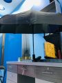 Umbrella-Folding Umbrella-Small Folding black Umbrella - Vinyl Sun Umbrella for Men and Women (large size Folding Umbrella 22 inches From Mid to sides). 