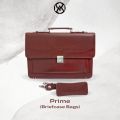 Leather (pu) office executive bag for men laptop and file bags digit lock security mens style breifcase shoulder carry. 