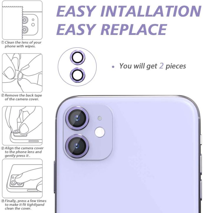 iPhone%2011%206.1%20inch,%20Camera%20Lens%20Protector%20Premium%20Tempered%20Glass%20Film%20Aluminum%20Alloy%20Lens%20Screen%20Cover%20Case%20-%20Image%209