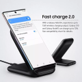 100%Original Samsung 15W Wireless Charger Stand Fast Qi Charge EP-N5200 For Samsung Galaxy S21 S20 NOTE 10 NOTE 10+ For Galaxy Devices and iOS 14 13 12 Plus X XS XS Max XR 8 Plus. 