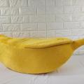 Banana Cat Bed House Cozy Cute Banana Puppy Cushion Kennel Warm Portable Pet Basket Supplies Mat Beds For Cats & Kittens. 