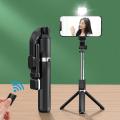 Wireless Bluetooth-Compatible Selfie Stick Mobile Phone Holder Handle Retractable Portable Multifunctional Tripod For IOSAndroid. 