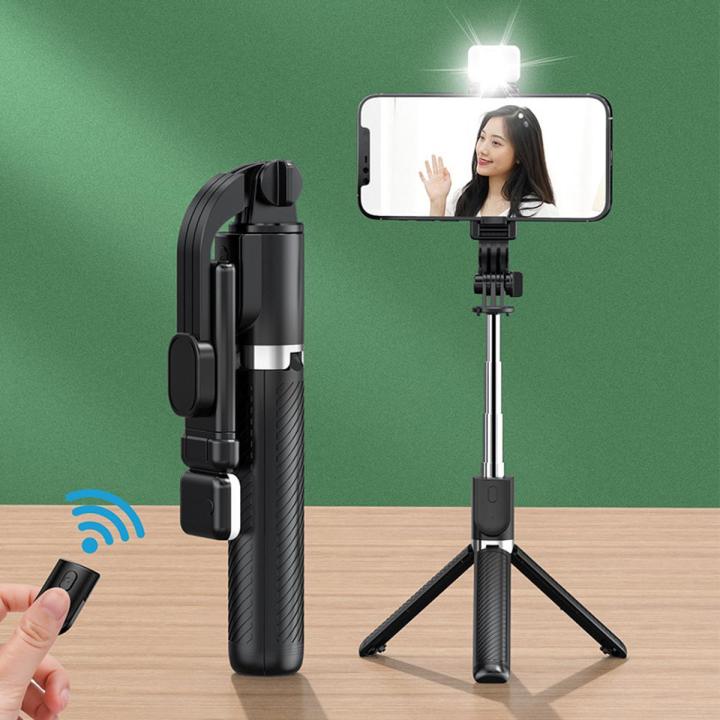 Wireless Bluetooth-Compatible Selfie Stick Mobile Phone Holder Handle Retractable Portable Multifunctional Tripod For IOSAndroid