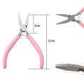 Cute Pink Handle Anti-slip Splicing and Fixing Pliers for DIY Jewelery Making Needlework. 