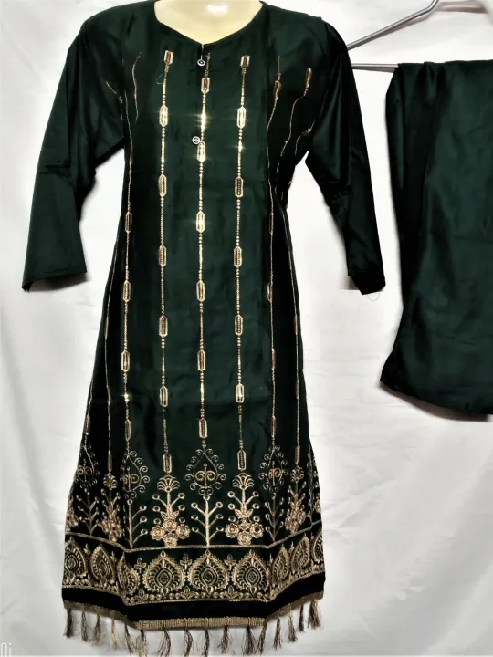 2%20piece%20stitched%20linen%20dress%20for%20girls%20.new%20style,%20new%20design%20-%20Image%204