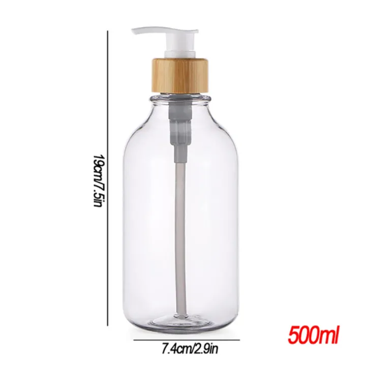 Kitchen%20Home%20With%20Case%20Pump%20Refillable%20Dispenser%20Bottle%20Bamboo%20Soap%20Hand%20-%20Image%205