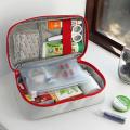 Travel Home Portable First Aid Kit Small Medicine Bag Storage Bag Medicine Emergency Kit. 