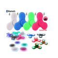 Finger Fidget Spinner Speaker Bluetooth Led Lights Light up Glow in the Dark (Assorted Color. 