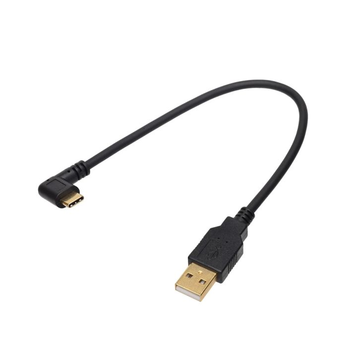 Micro USB Type C Fast Charging L Shape Cable for Sumsang Galaxy S21 S20 Huawei Type-c L Elbow Android Mobile Phone Wire