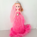 Barbie Doll Keychain Random Doll Random Dress Colour One Piece (20 cm). 