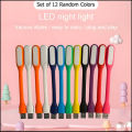 12Pcs Mini Portable USB LED Light Lamp For Power Bank Computer Notebook Laptop Reading. 