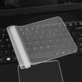 Universal Keyboard Cover for 15.6"-17.3" Laptop Notebook with Numeric Keypad Keyboard (Width 14.4" x Height 5.3"), Ultra Thin Silicone Waterproof Keyboard Protector Skin -Clear. 