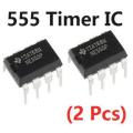 2 Pieces- 555 timer IC NE555 precision timer chip. 