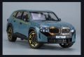 1:24 BMW XM Alloy Car Model Light & Sound Effect Diecast  Car Toys for Boys Birthday Gift Kids Toys Car Collection. 