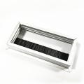 PACK OF 5 PCS COMPUTER DESK OFFICE TABLE WIRE CAP / WIRE COVER ALUMINIUM RECTANGLE 6 X 3. 