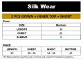 Bihaam - Ladies Nighty Set 2 Piece Night Suit Bridal Night Dress (GOWN + Inner Dress). 