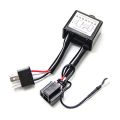 XHHDQES LED Headlight Polarity Converter Fault Eliminator Decoder HID H4 Xenon Lamp Positive and Negative Converter-White. 