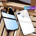 Casinglee For OPPO A12 case Glass silicon Full Protection Tempered Glass Back cover for OPPO A12 Phone cases For girls and Boys. 