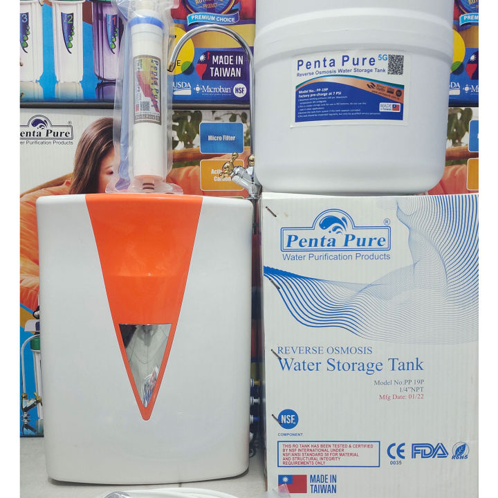PENTAPURE LUXURY RO PLANT COMPACT DESIGN HOME RO WATER FILTER - ORIGINAL TAIWAN REVERSE OSMOSIS SYSTEM
