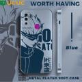 UCUC for Infinix Hot 9 Play Back Cover Cartoon Handsome Gojo Satoru Design Full Cameras Protect Cover Thin Soft TPU Phone Case. 