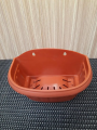 Set of 1 Red Imported Wall Basket Hanging Pot Flower pots Succulent Plants. 