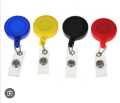 Chrome Retractable YoYo with belt clip - Great ID Card/Pass holder-5pcs. 