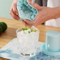 Silicone Ice Cube Maker Ice Bucket Cup Mold. 