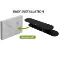 2 Tier Modern Wall Mounted Media Console Floating TV Shelf for Xbox One/PS4/Cable Box/DVD Players/Game Console. 