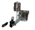 Stove run on used Mobil oil , WASTE USED ENGINE OIL MOBIL OIL STOVE stainless steel body. 