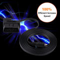 180cm Car OBD-II OBD2 EOBD 16pin Diagnostic Extension Adapter to Mini USB Cable. 