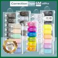 【FUN LIVE】 Bnesos Stationary School Supplies Correction Tape 6Mx6pcs Correction Tapes. 
