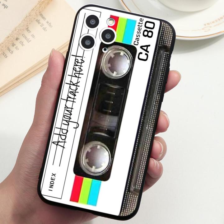 Vintage Cassette Tape Retro Style Soft Silicone Case For iPhone SE3 SE2 7 8 X XR XS 11 12 13 Pro Max Mini 5 5S SE 6 6S Plus C