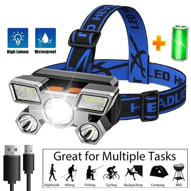 Led%20Five%20Head%20Headlight%20Strong%20Light%20Super%20Bright%20Headlamp%20USB%20Rechargeable%20Fishing%20Lamp%20Long%20Range%20Head%20Mounted%20Mine%20Flashlight%20-%20Image%202