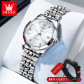 OLEVS Watch for Women  Branded  Stainless steel Water Proof Elegant Luminous Ladies Watches 9931. 
