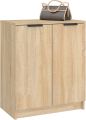 Toheed Wood Shoe Storage Cabinet, Wooden Shoe Rack Organiszer, 4 Shelves Shoe Box. 