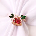 2023 Xmas theme Xmas Napkin Ring Ornamental Metal napkin holder Festive design Napkin Buckle Napkin buckle Table decor Metal Napkin Holder for Holiday parties Christmas dinners Home decoration. 