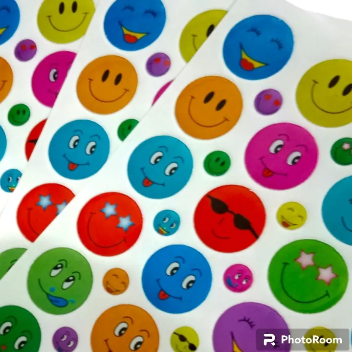 (Pack%20of%205%20)%20Smiley%20Faces,%20Multicolor%20Shape%20Stickers%20Faces,%20Multicolor%20Shape%20Stickers%20-%20Image%205