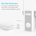 WAVLINK AC1200 Aerial X 1200Mbps WiFi Extender Plug in Wall, Dual Band 2.4 + 5Ghz Imported from U,K.. 