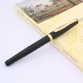 Classic Duke 209 Fountain Pen Golden Matte Black 1.0MM Bent Fude Nib Ink Business Stationary. 