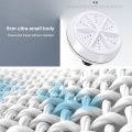 New Arrival Mini Personal Rotary Washing Machine, Portable Ultrasonic Turbine Laundry Technology, Dirt Washing Machine for Family Travel. 