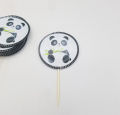 PANDA THEME CUPCAKE TOPPERS PACK OF 10 CUPCAKE TOPPERS. 