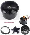 Electric Ducted Fan (EDF) 64mm housing parts 5 blades and Shell without motor. 