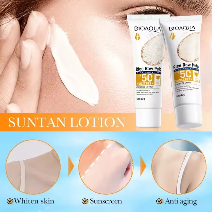 BIOAQUA%20Rice%20Raw%20Pulp%20Sunscreen%20Beauty%20Women%20Body%20Lotion%20SPF%2050+%20Whitening%20Moisturizing%20Soothing%20Uv%20Perfect%20Sun%20Cream%20%20Sun%20Protection%20BQY09890%20-%20Image%205