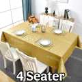 4 6 & 8 Seater Tablecloth with beautiful Spill-Proof Table Cloth in Washable Oil Proof anti-scalding Pvc Vinyl Table Cover Decoration for Kitchen Dining 60X90. 