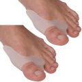 1 Pair Silica gel Toe Separator, Bunion Corrector Toe Protectors Straightener Flexible Toe Spacers white. 