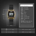 Skmei New Women Fashion Watches Simple Stainless Steel Watch Ladies Digital Waterproof Wristwatches Female Clock 1901. 
