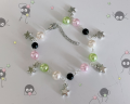 Handmade Studio Ghibli inspired Charm Bracelet - cutecore cottagecore Jewelry. 